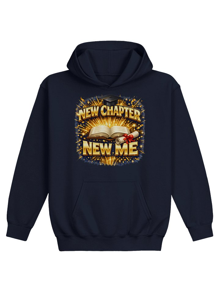 New Chapter New Me — Gildan Unisex Youth Graduation Hoodie product image (1)