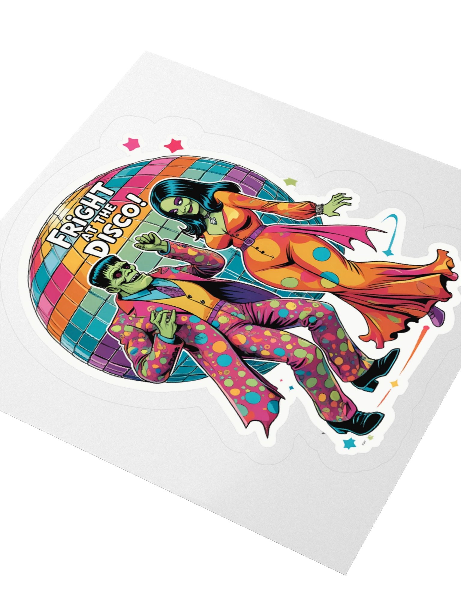 Fright Night Disco Monster Stickers product image (3)