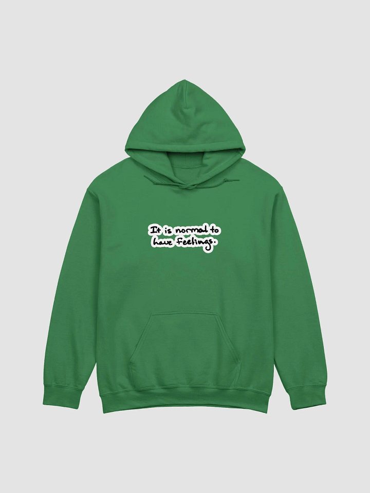 It is normal to have feelings. (bubble design) classic hoodie product image (38)