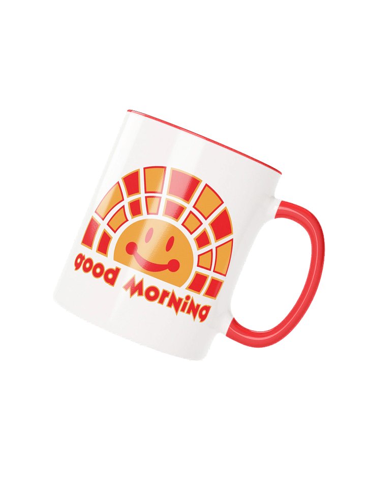 Twin Smiling Sun "Good Morning" Retro Mug 8 product image (2)