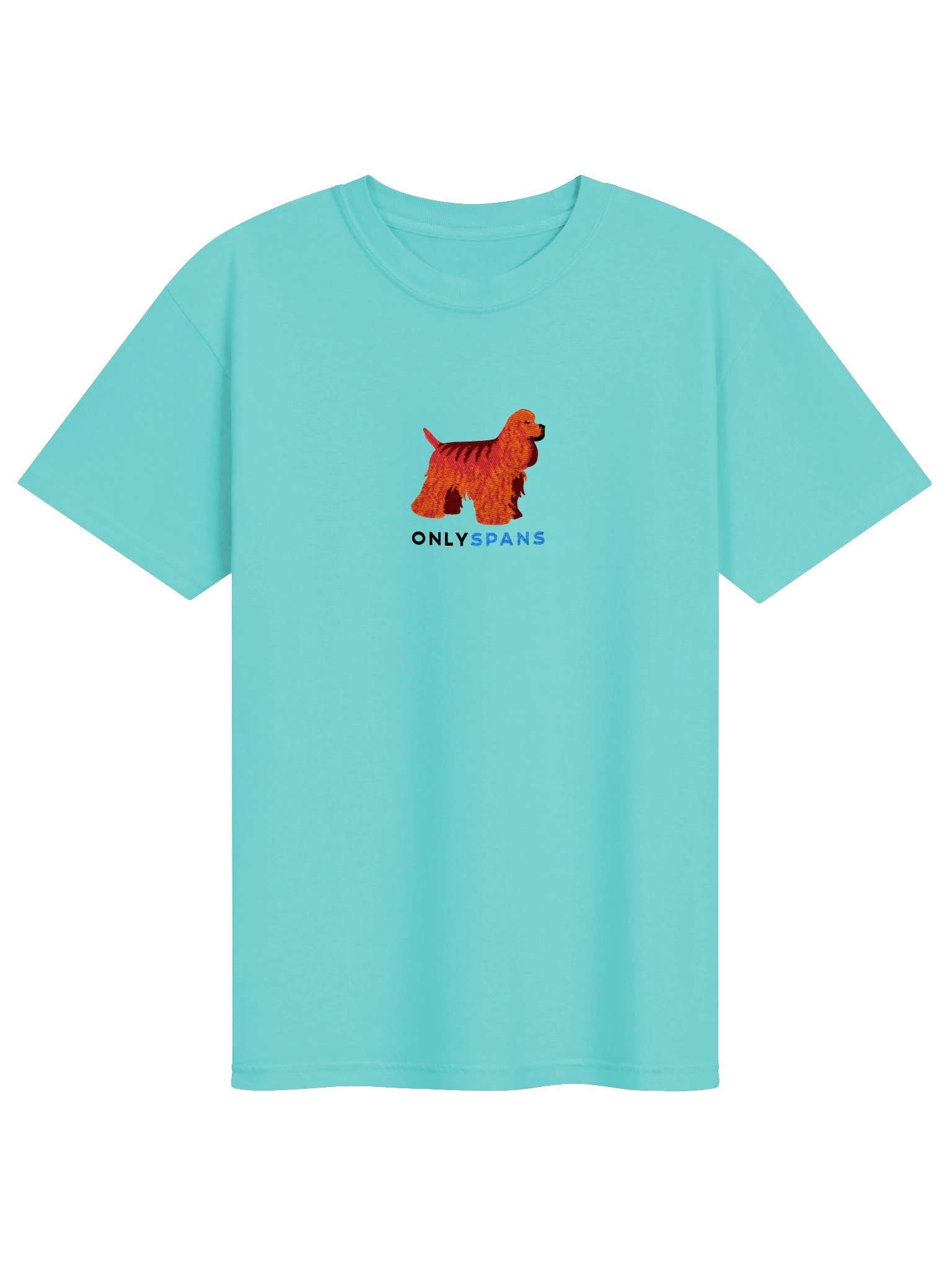 Only Spans T-Shirt(Embroidered) of an American Cocker Spaniel(Red) product image (33)