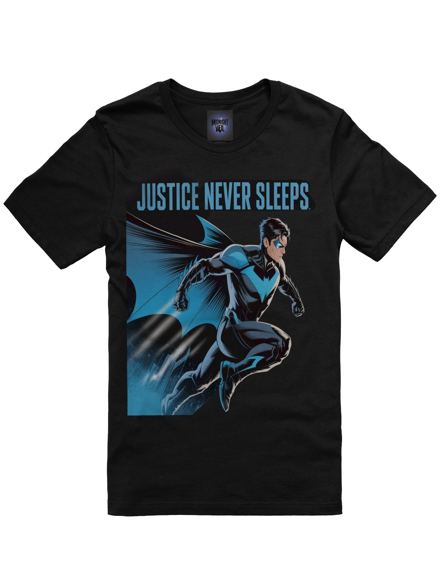 Nightwing Justice Never Sleeps Supersoft T-Shirt product image (3)