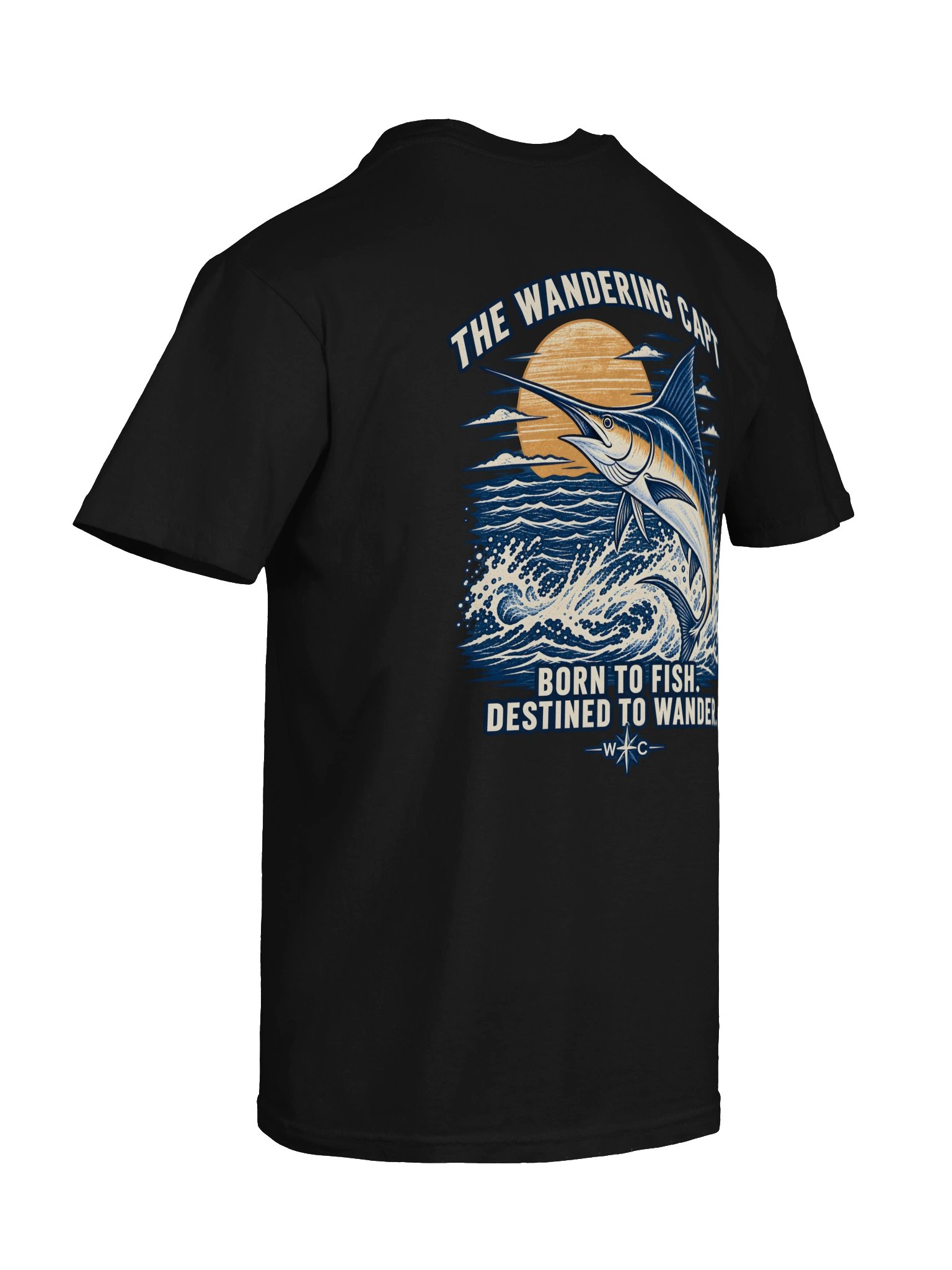 Born to Fish, Destined to Wander Tee product image (12)