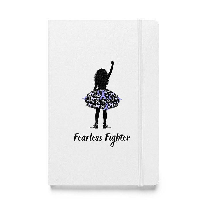 Stomach Cancer - Fearless Fighter Bound Notebook [white] product image (1)