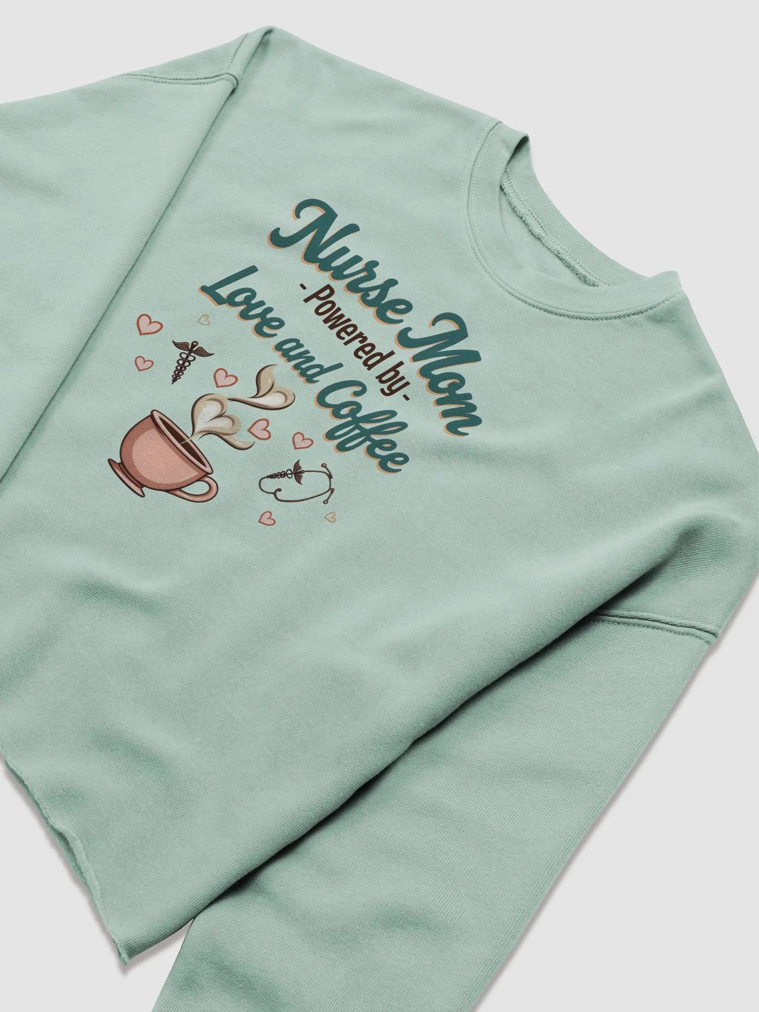 Nurse Mom Love & Coffee Fleece Sweatshirt product image (10)