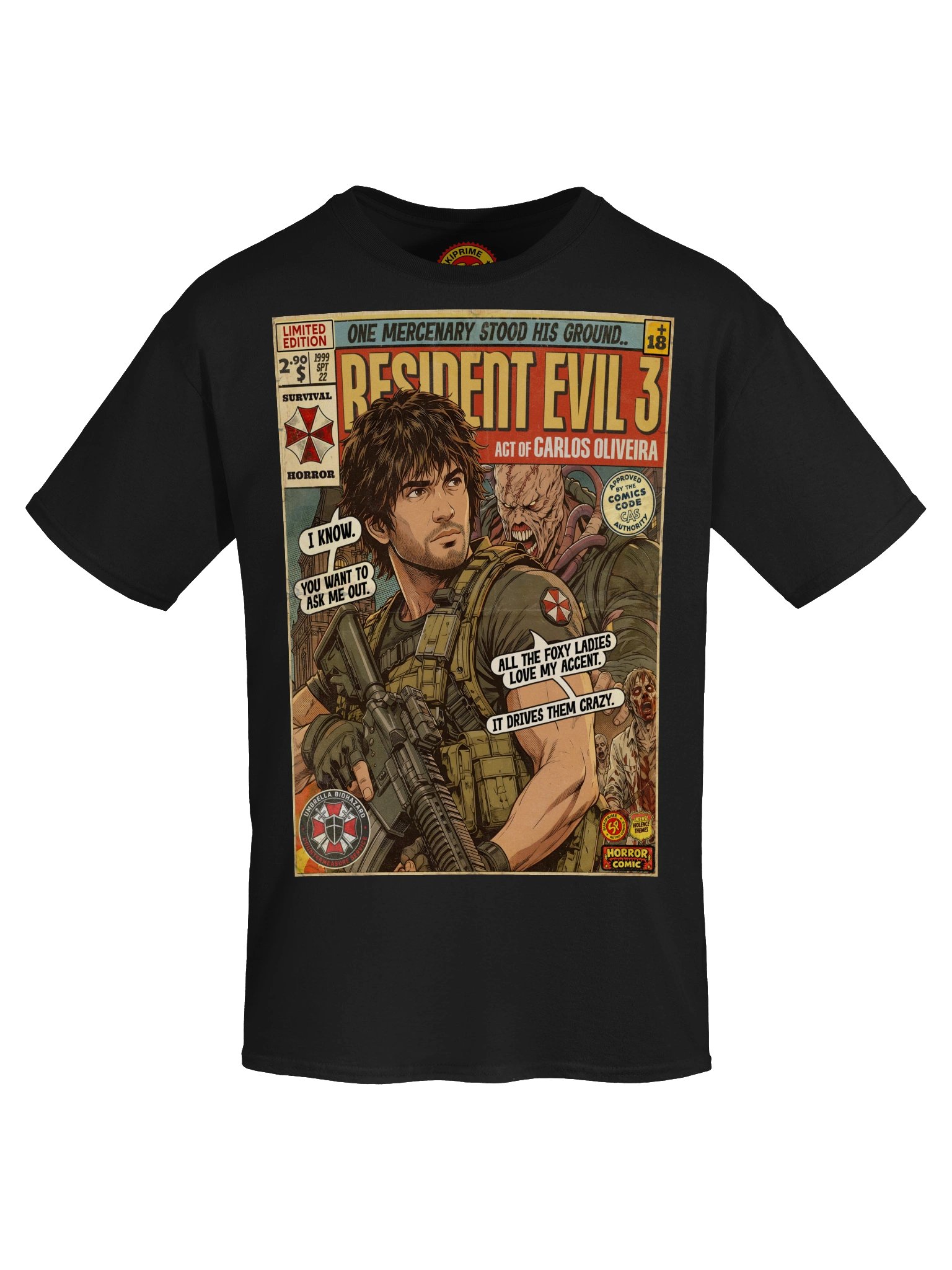 Carlos Oliveira Comic Art Gaming T-Shirt product image (5)
