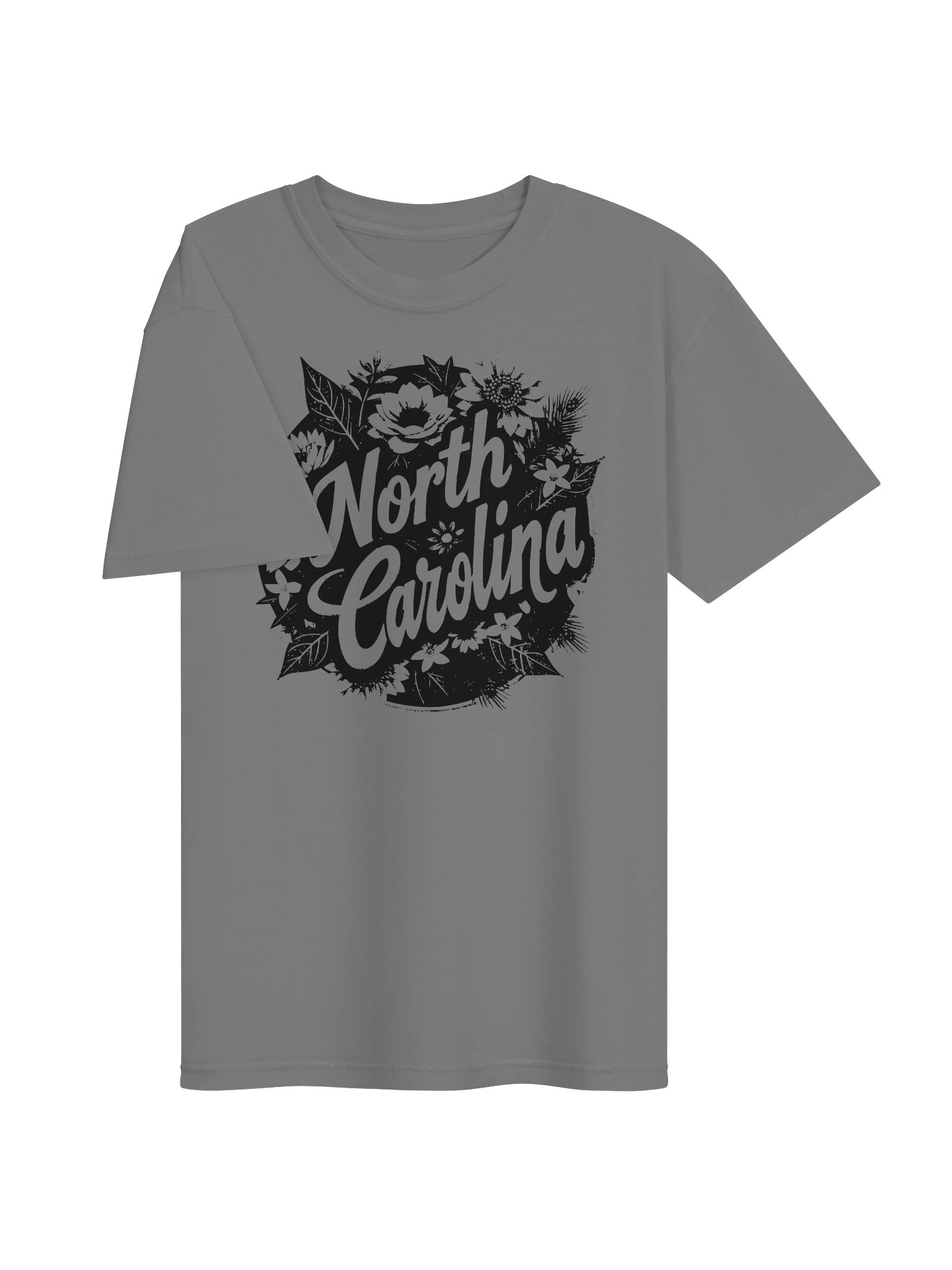 North Carolina Floral T-Shirt | Vintage State Pride Graphic Tee product image (5)