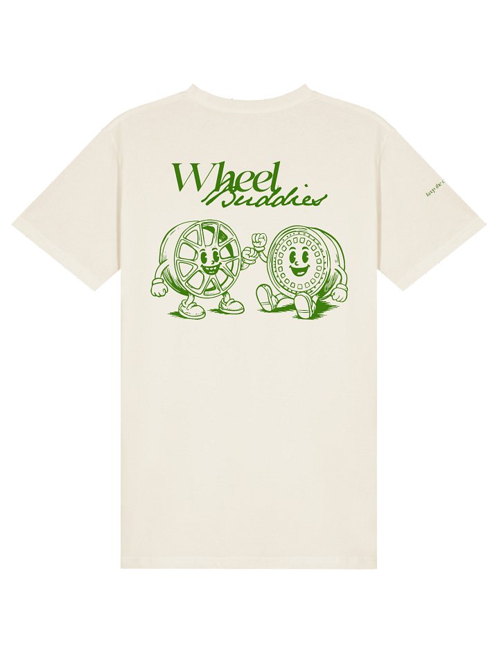 "Wheel Buddies" Green Lightweight Tee product image (2)