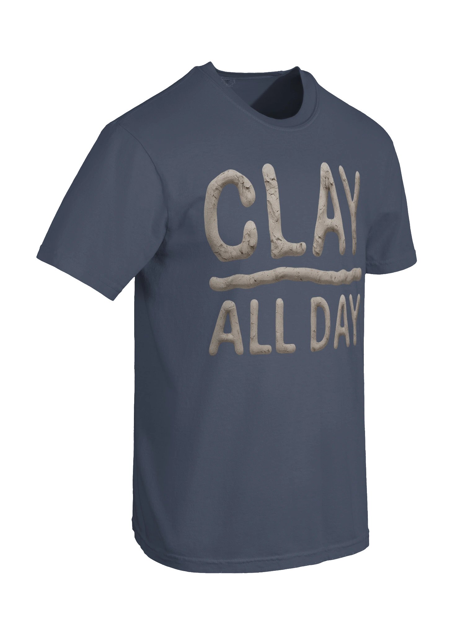Clay All Day Pottery T-Shirt for Ceramic Artists | Funny Pottery Gift Tee for Clay Lovers, Sculptors & Studio Potters | Handmade Art Hobby Shirt product image (8)