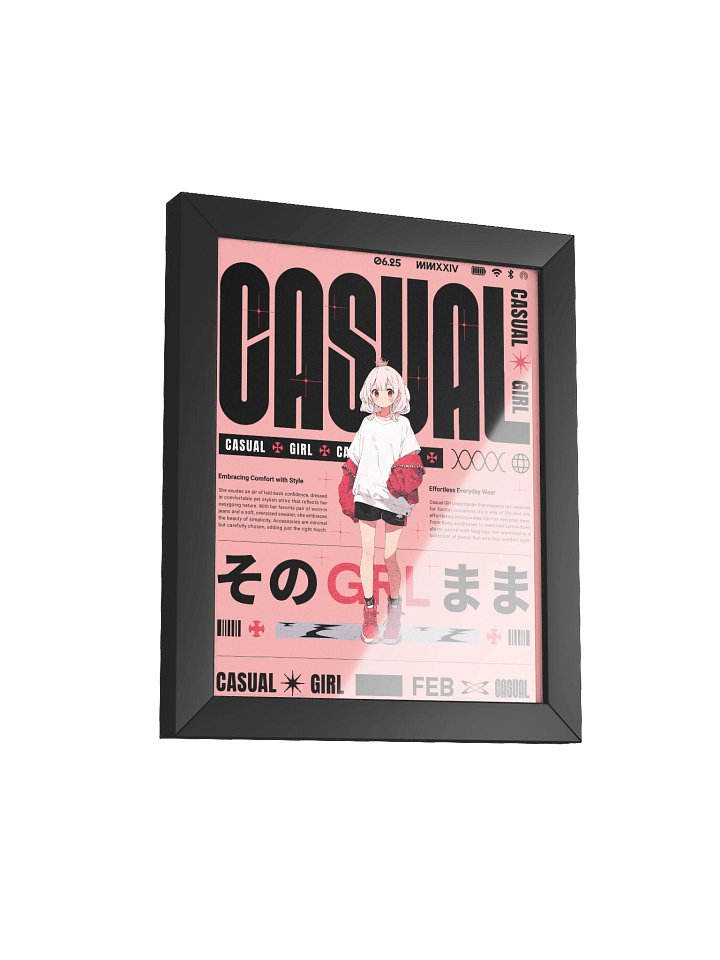 CASUAL GIRL Poster product image (21)