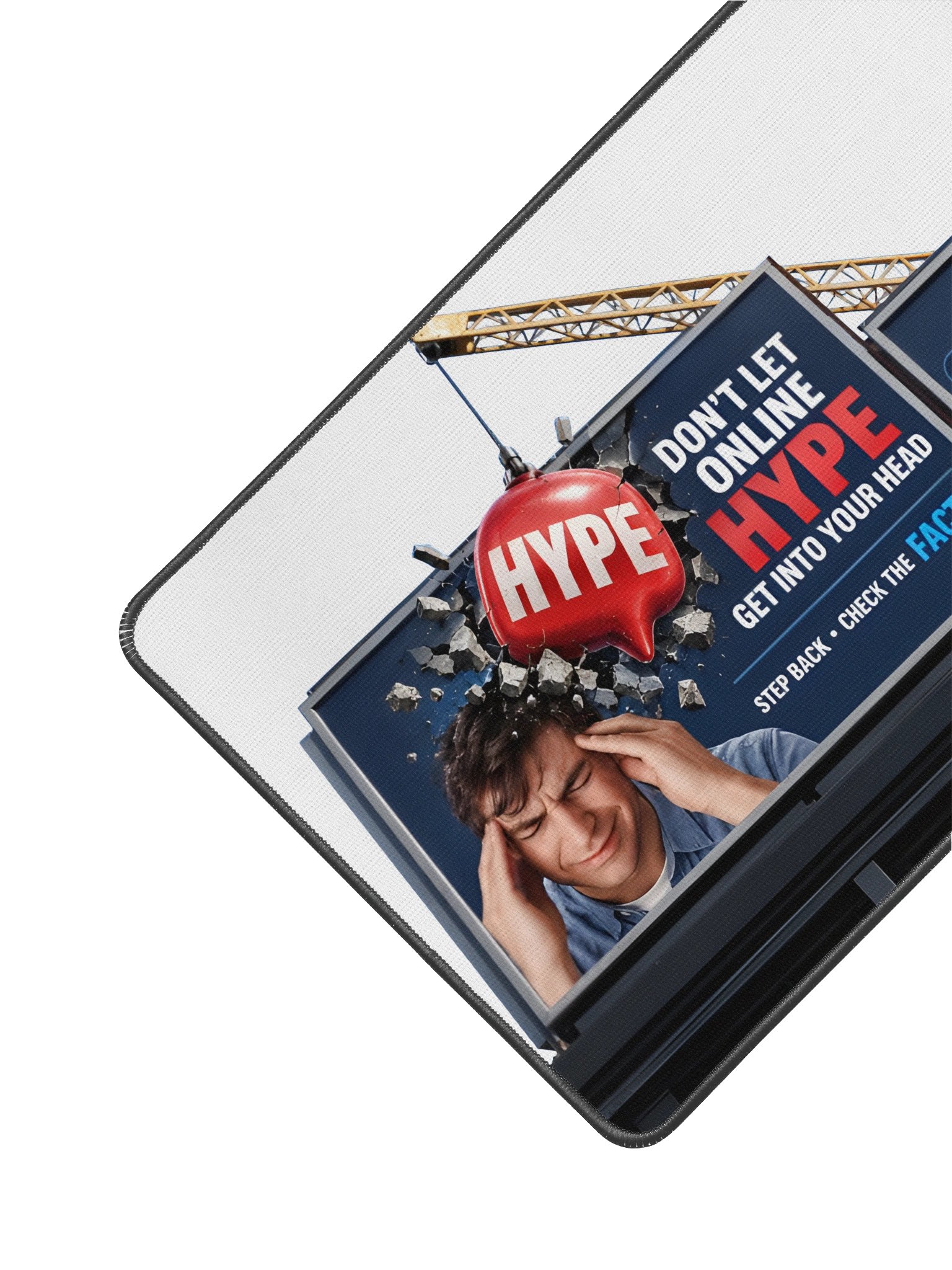 Don’t Let Online Hype Get Into Your Head – CHATapa Desk Mat product image (2)