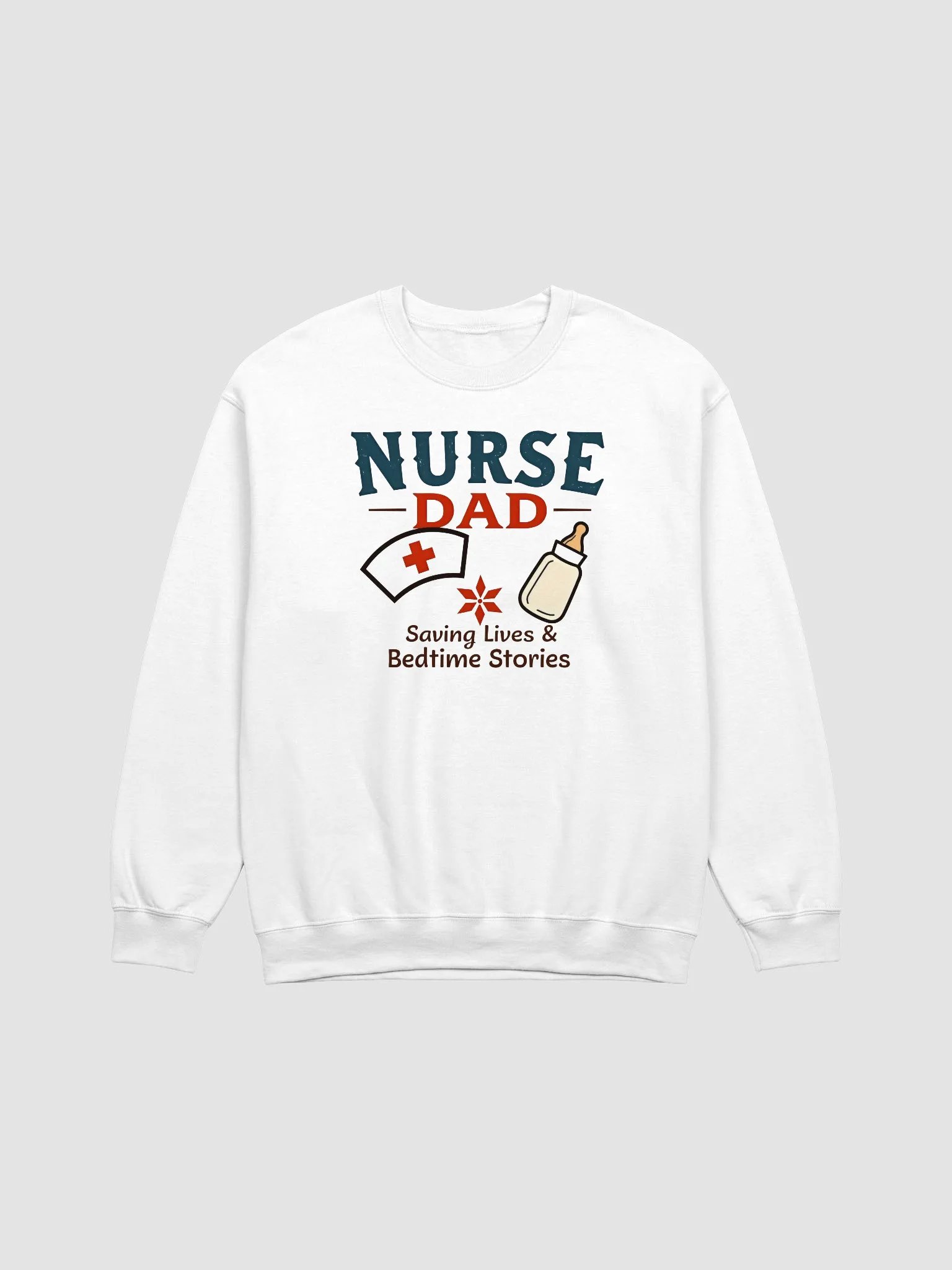 Nurse Dad Saving Lives Sweatshirt product image (7)