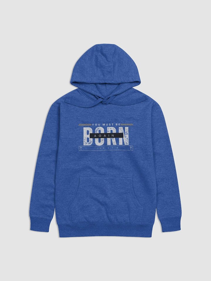 Born Again Unisex Premium Hoodie (Royal Blue) product image (1)
