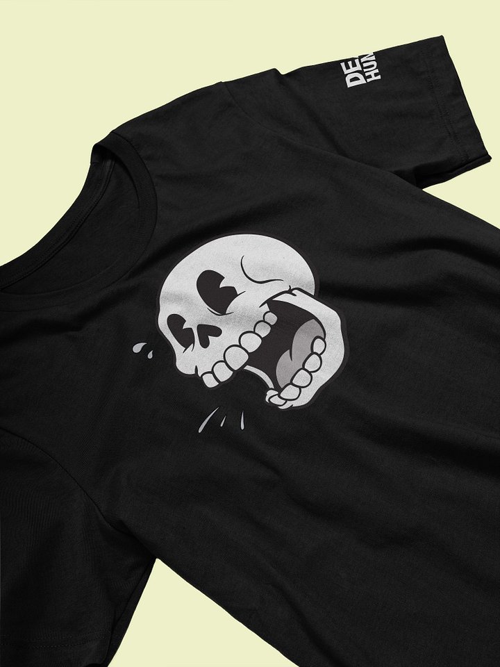 Laughing Skull Tee Center Chest & Sleeve product image (2)