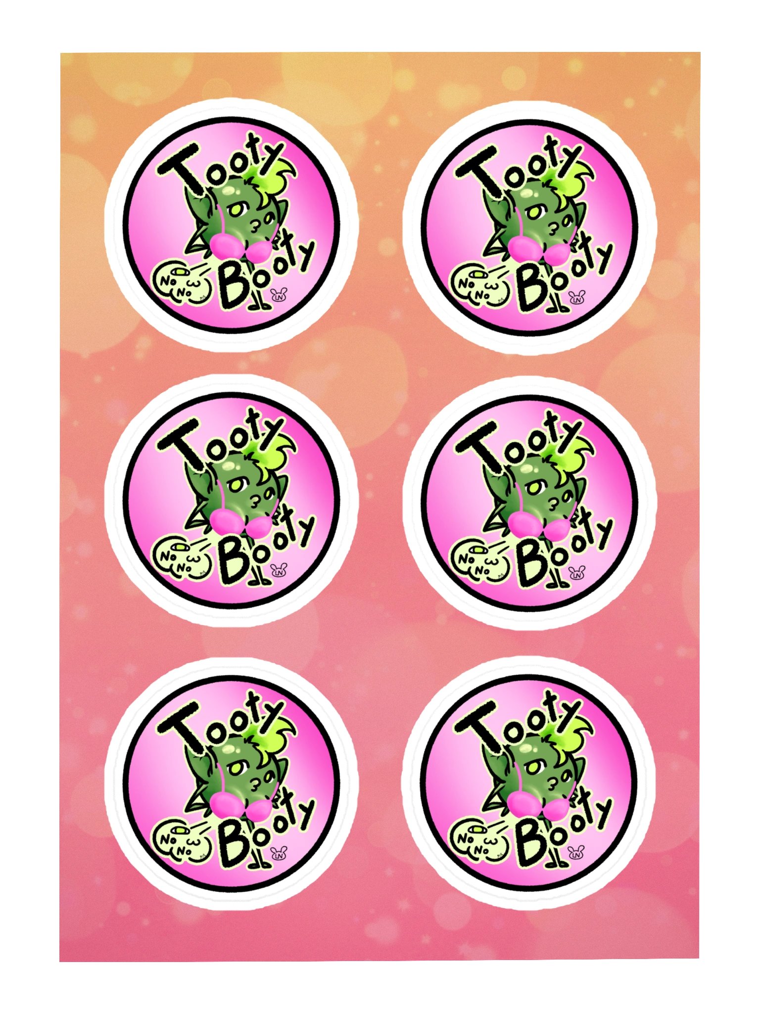 Tooty Booty - Sticker Sheet product image (3)