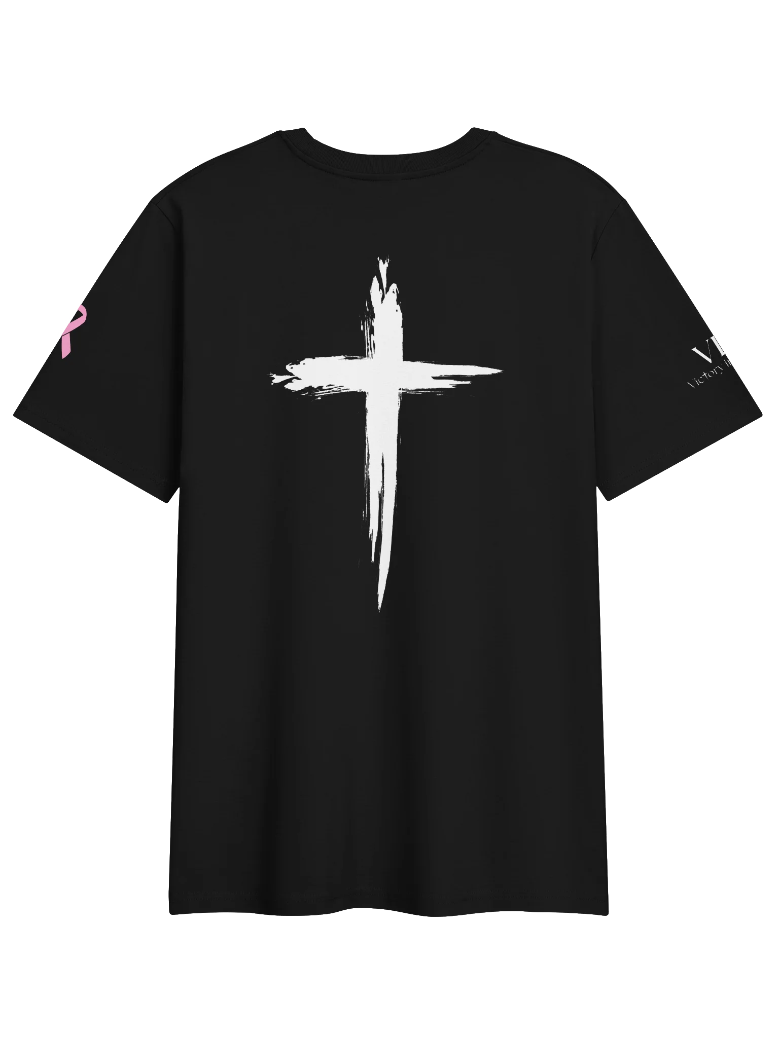 VIP Breast Cancer Awareness "Pray Like a Warrior, Fight Like a Champion" Unisex T-Shirt product image (2)