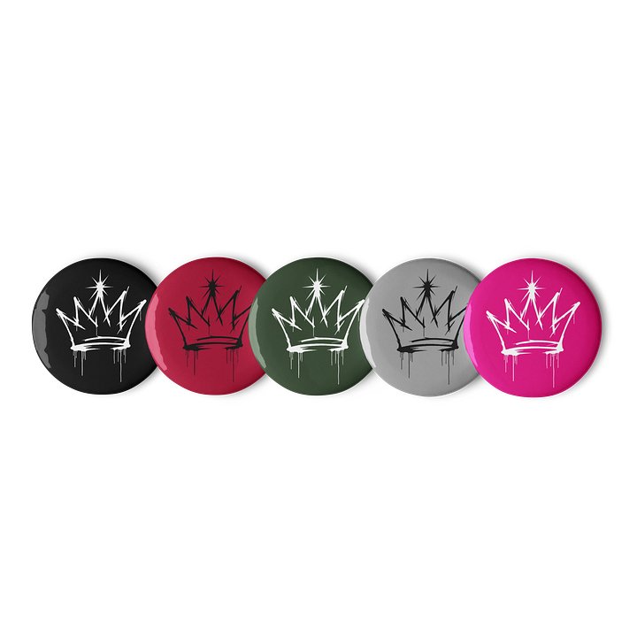 ONE KING Urban Crown Pin Buttons Set product image (1)