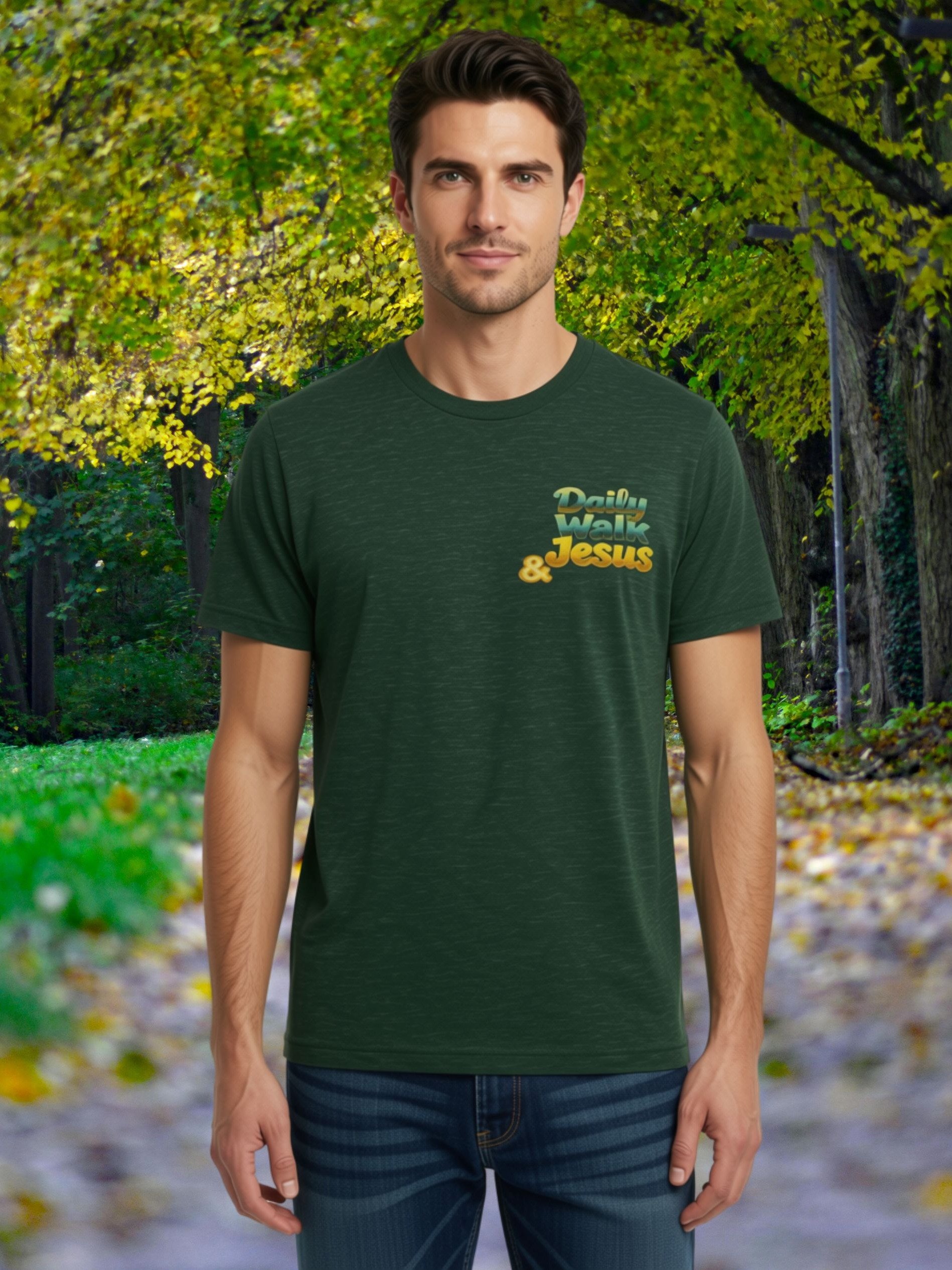 Daily Walk And Jesus T-shirt product image (1)