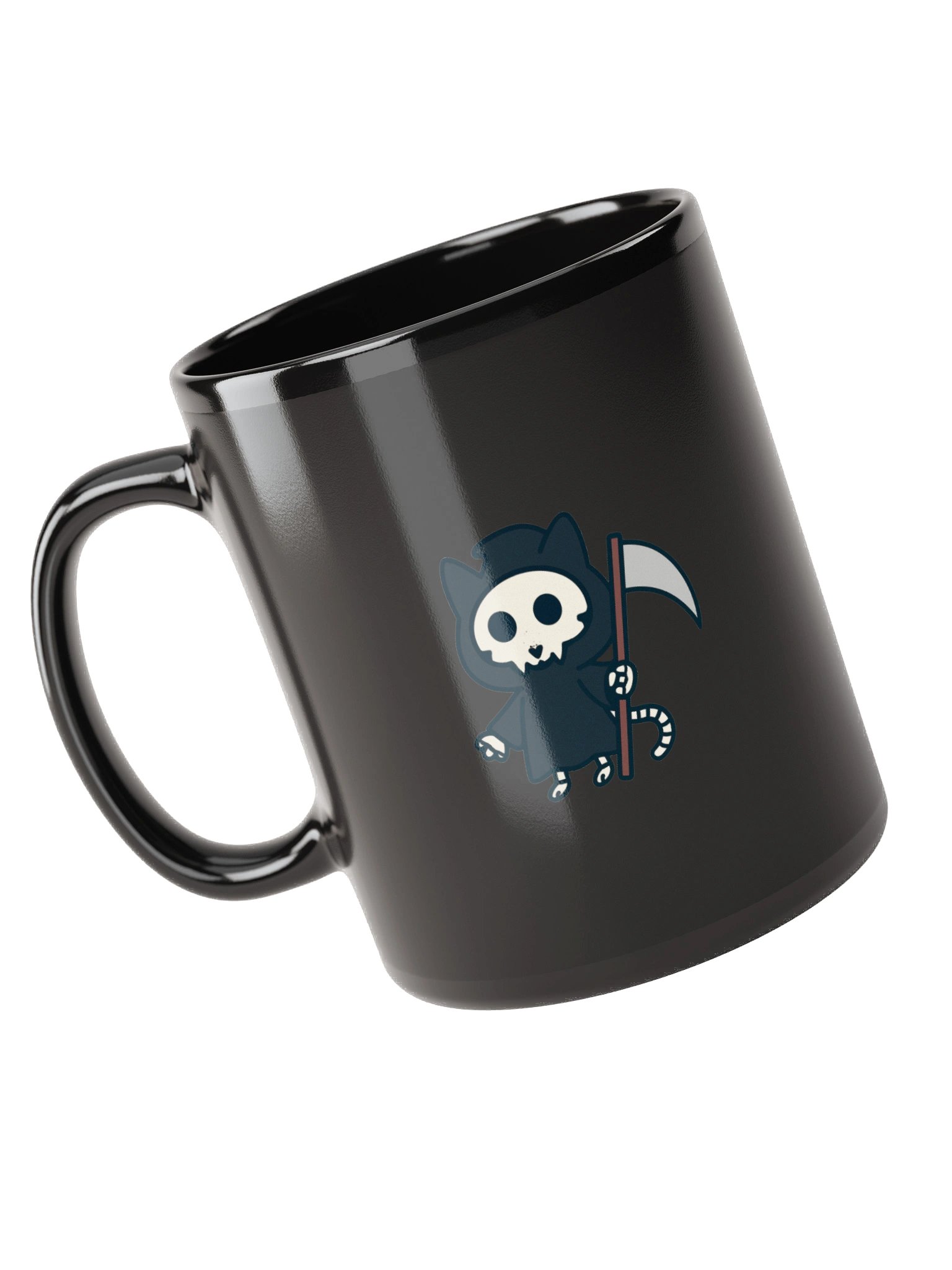 Grim Reaper Cat Mug product image (1)