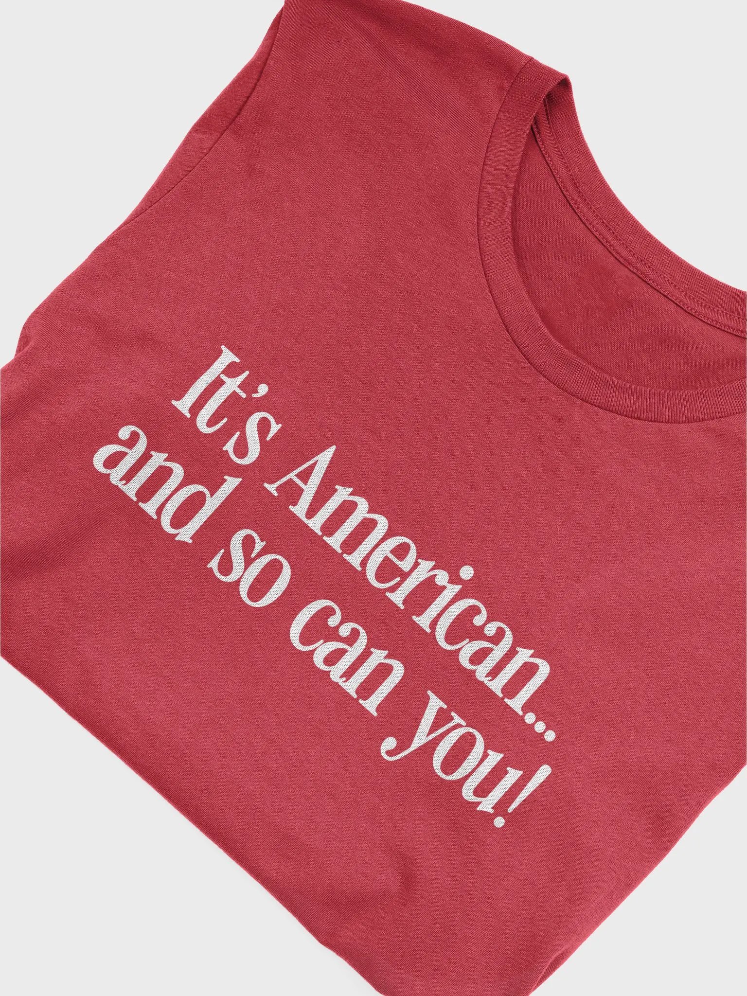 It's American Slogan T-Shirt - Red - Limited Edition product image (5)