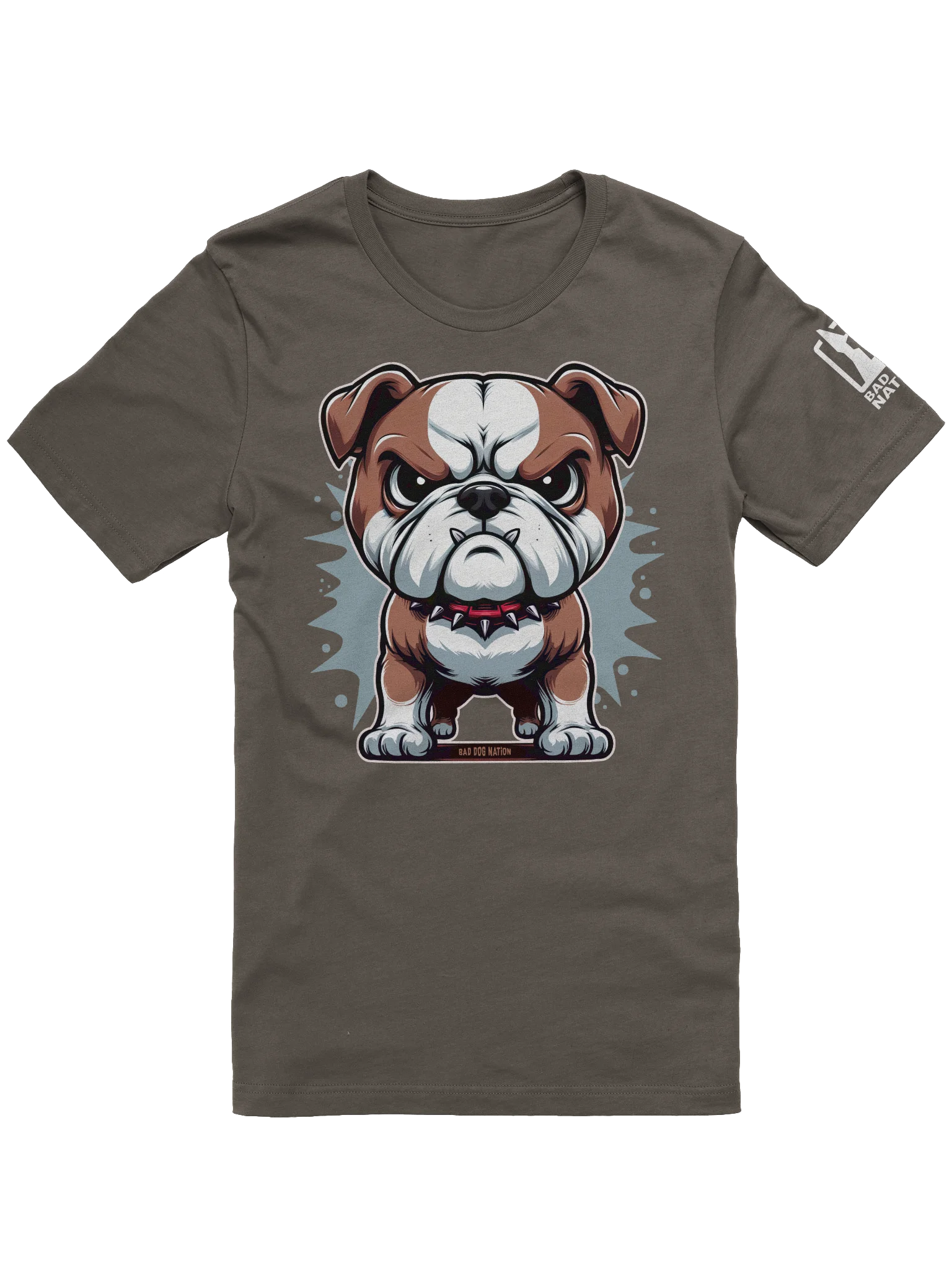 Bulldog "Bert" Angry Pup - Premium Unisex T-shirt product image (5)