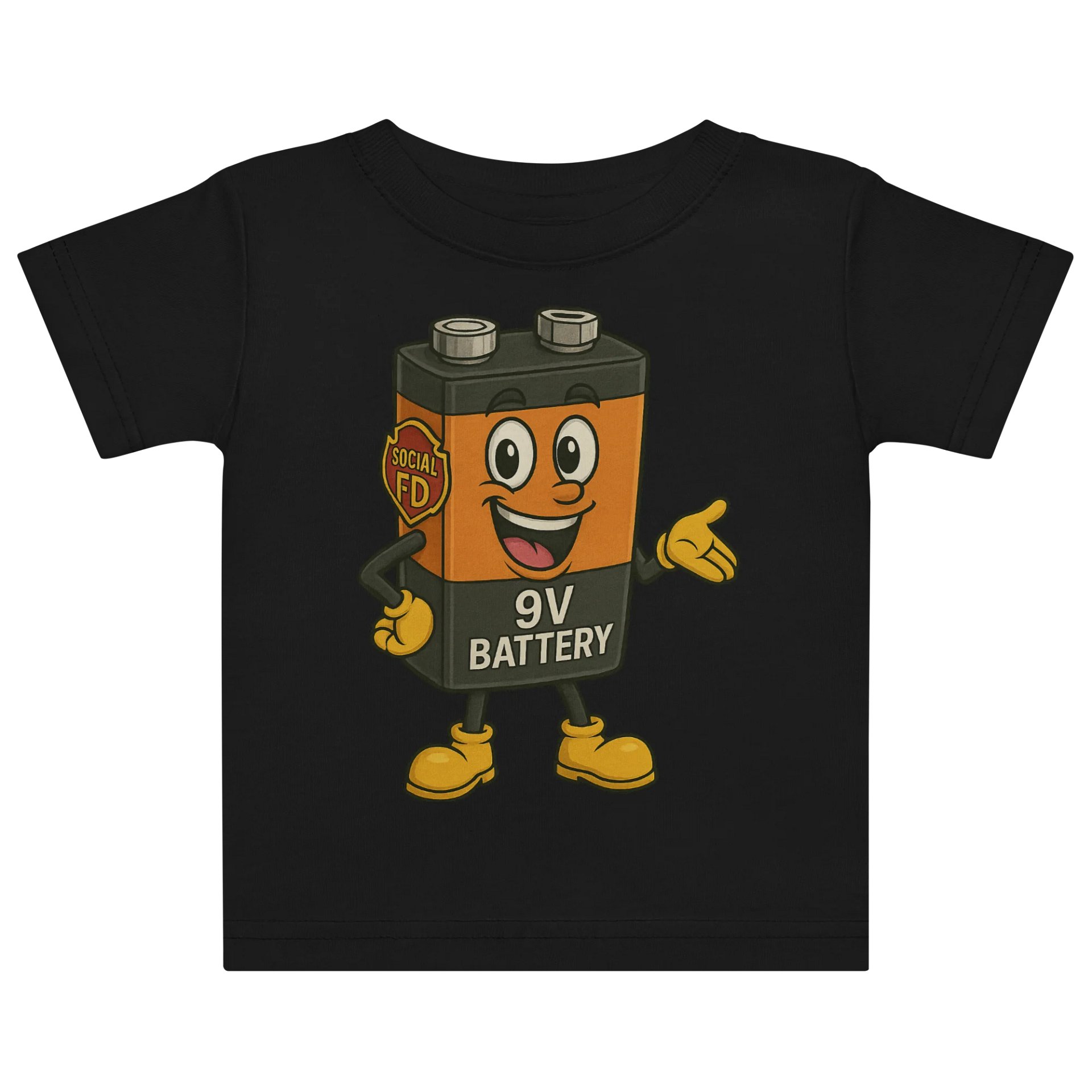 Energize with Social FDs Battery Jersey T-Shirt product image (1)