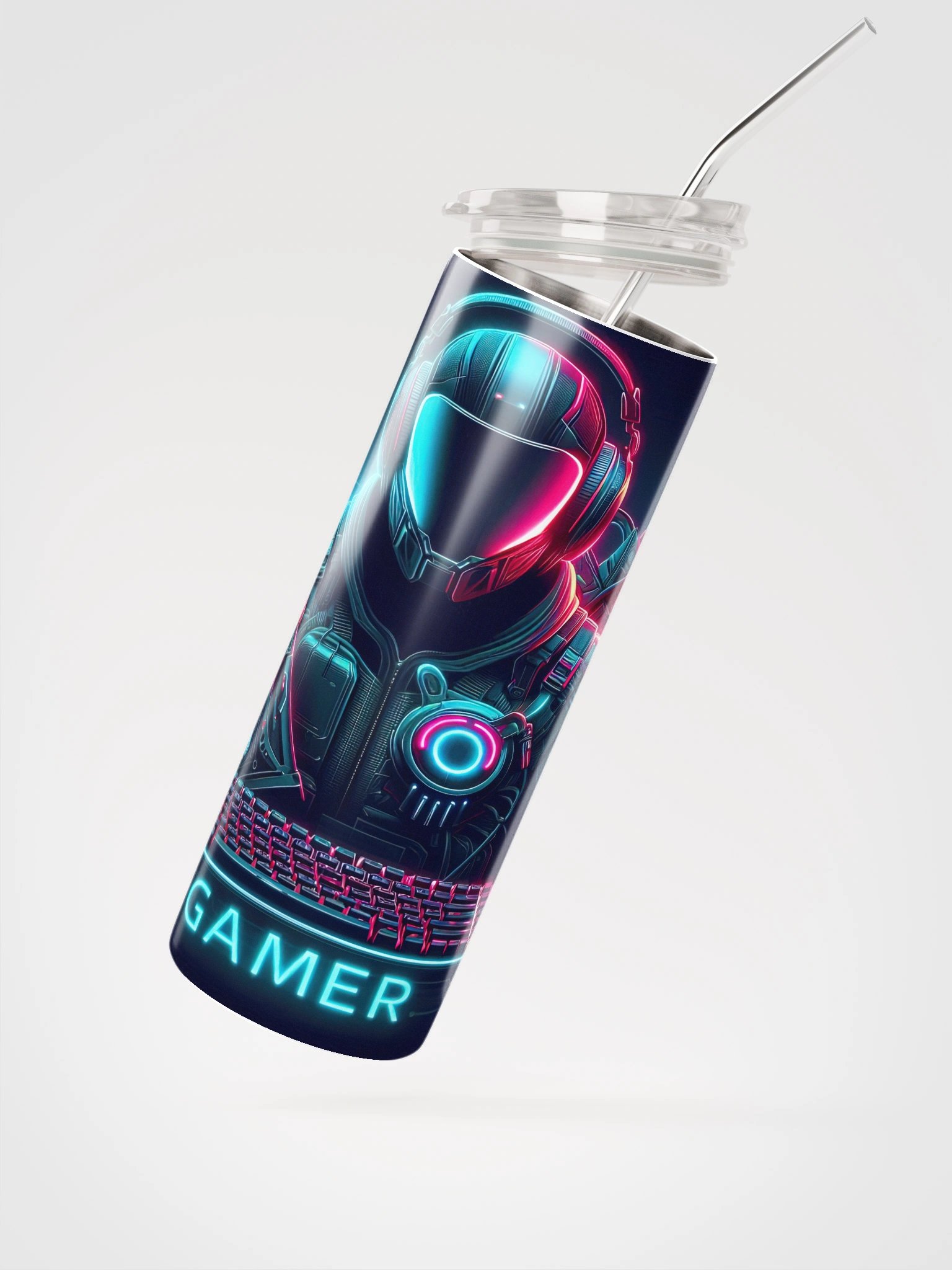 Neon Gamer Stainless Steel Tumbler product image (4)