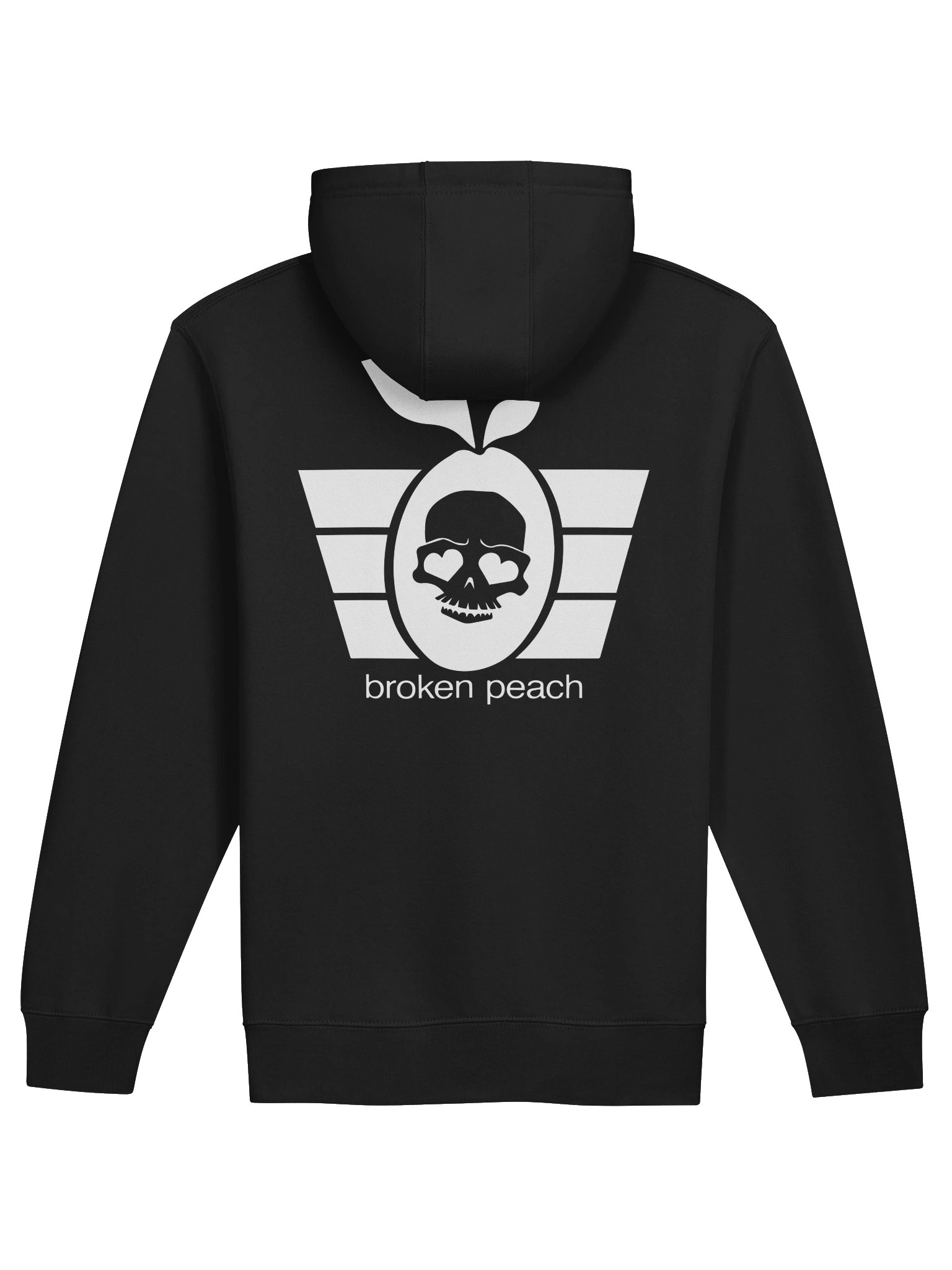 Broken Peach - Unisex Full Zip Hoodie Classic Halloween Logo product image (2)