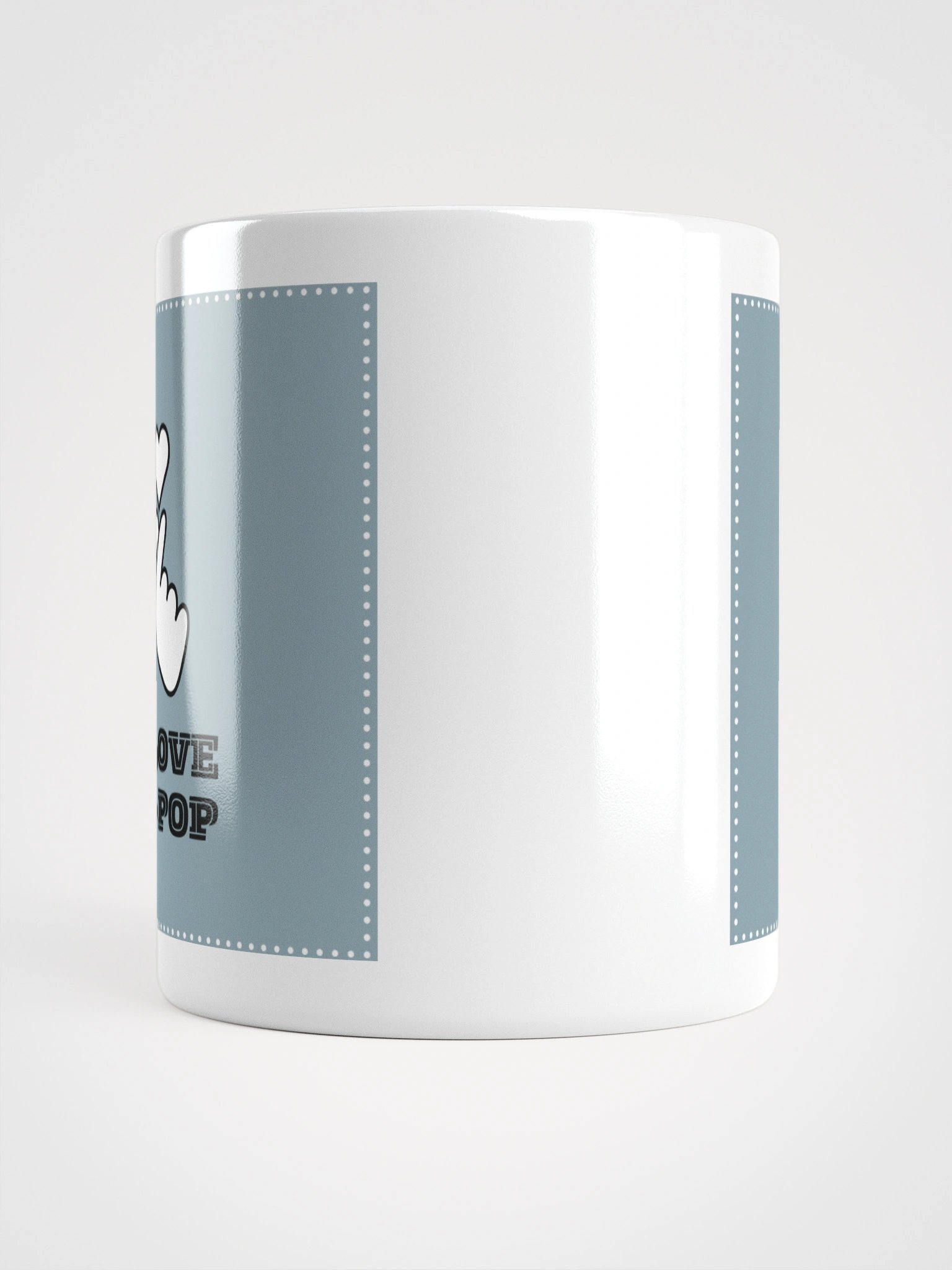 K-POP South Korean finger heart symbol mug product image (2)