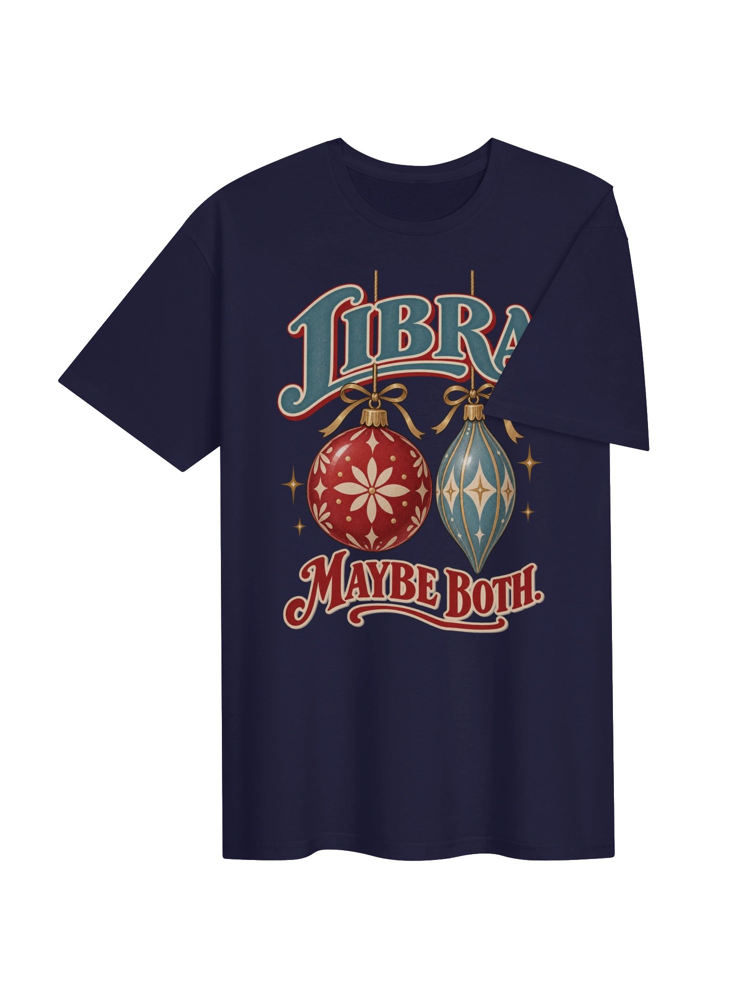 Libra Maybe Both Christmas Ornament T-Shirt product image (4)