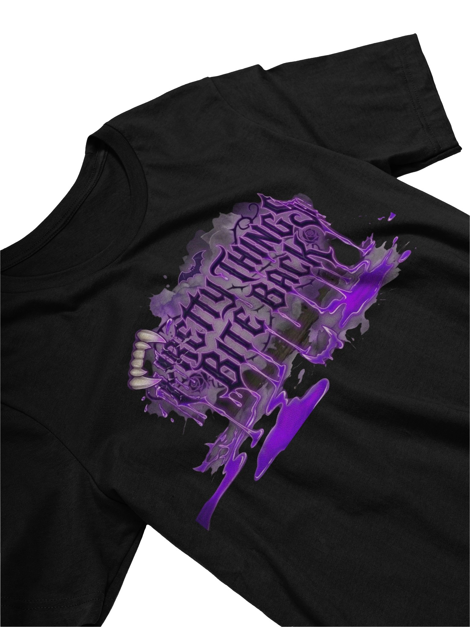 Violet Drip Vampire Gothic Tee product image (9)