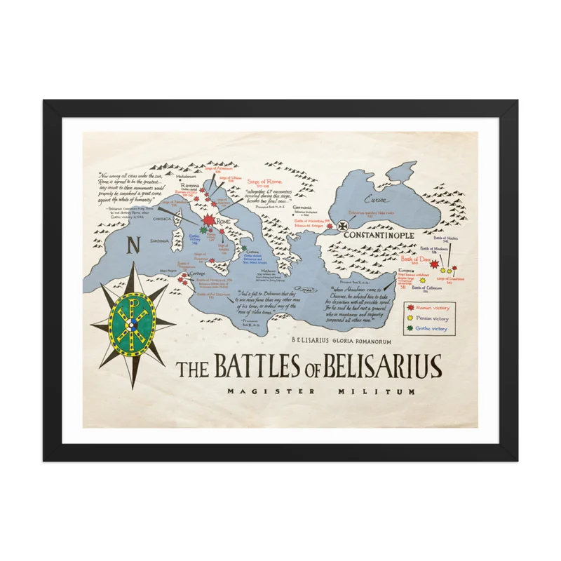 The Battles of Belisarius - Framed Poster product image (1)