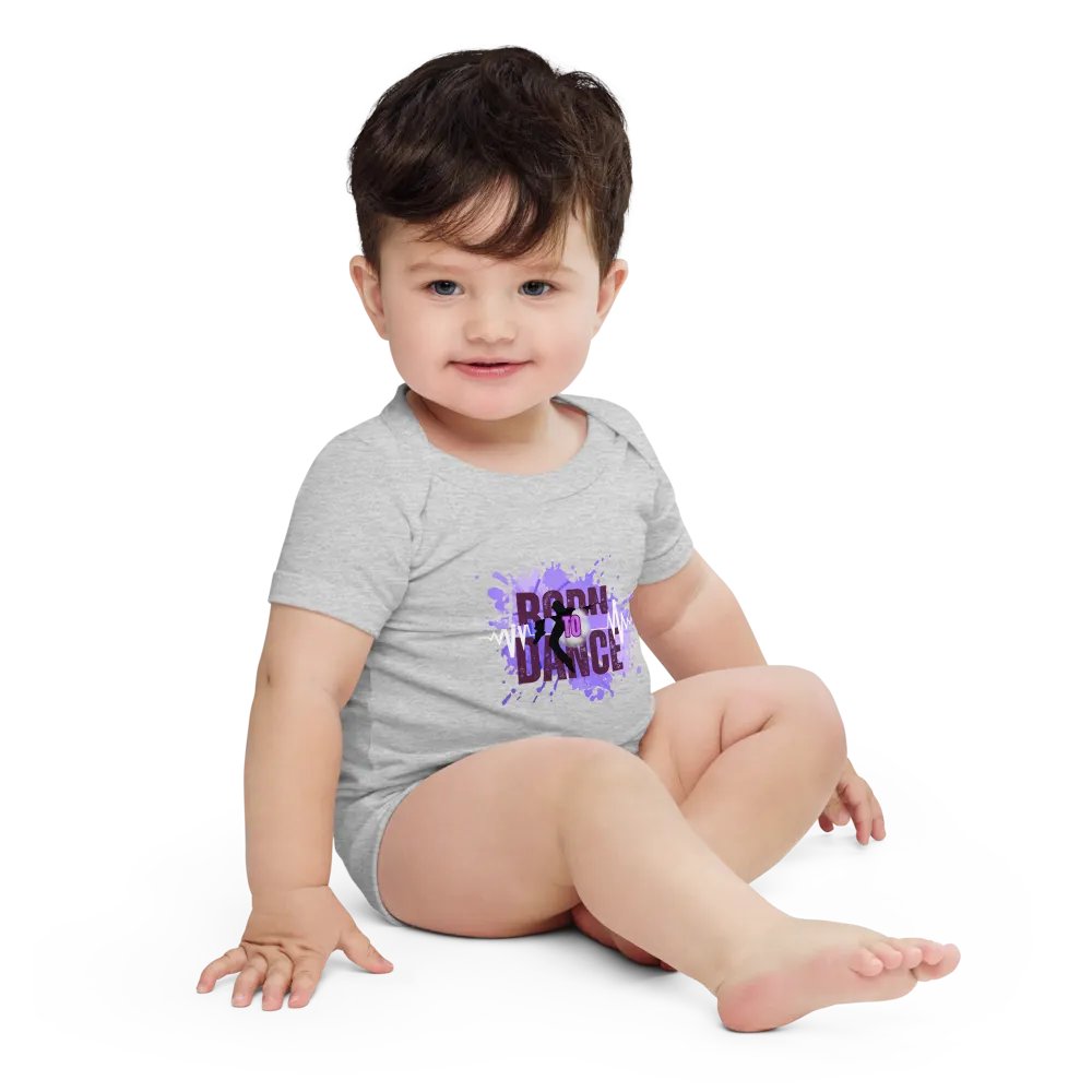 Born to Dance His Silhouette Baby Onesie product image (3)