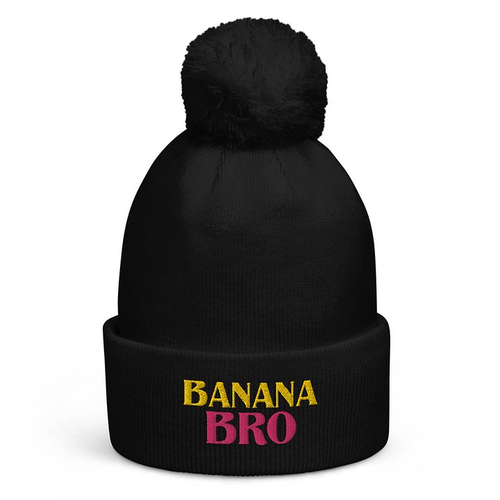 Banana Bro pom pom beanie product image (2)