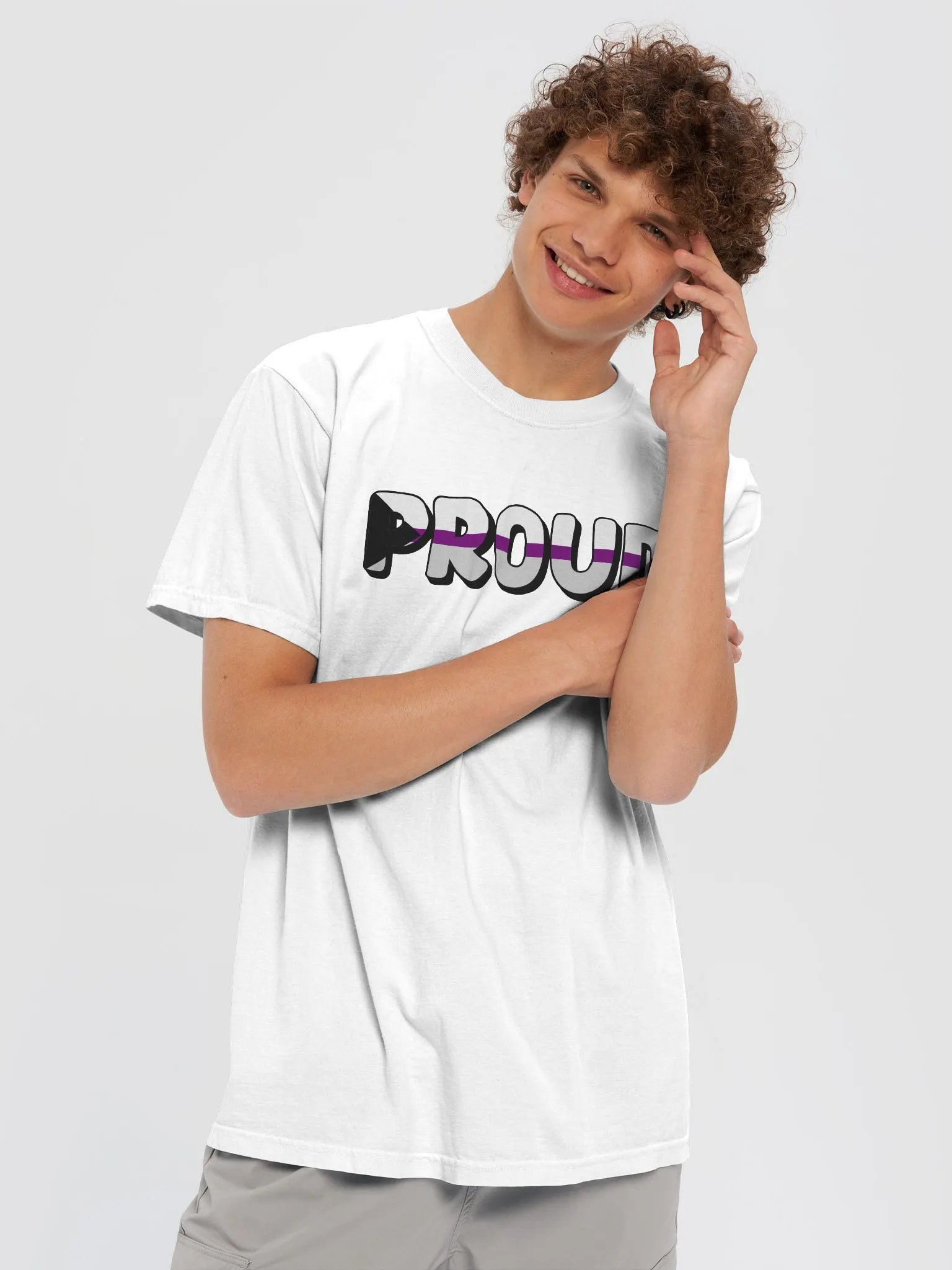 The 'PROUD demi' T-Shirt - White product image (5)