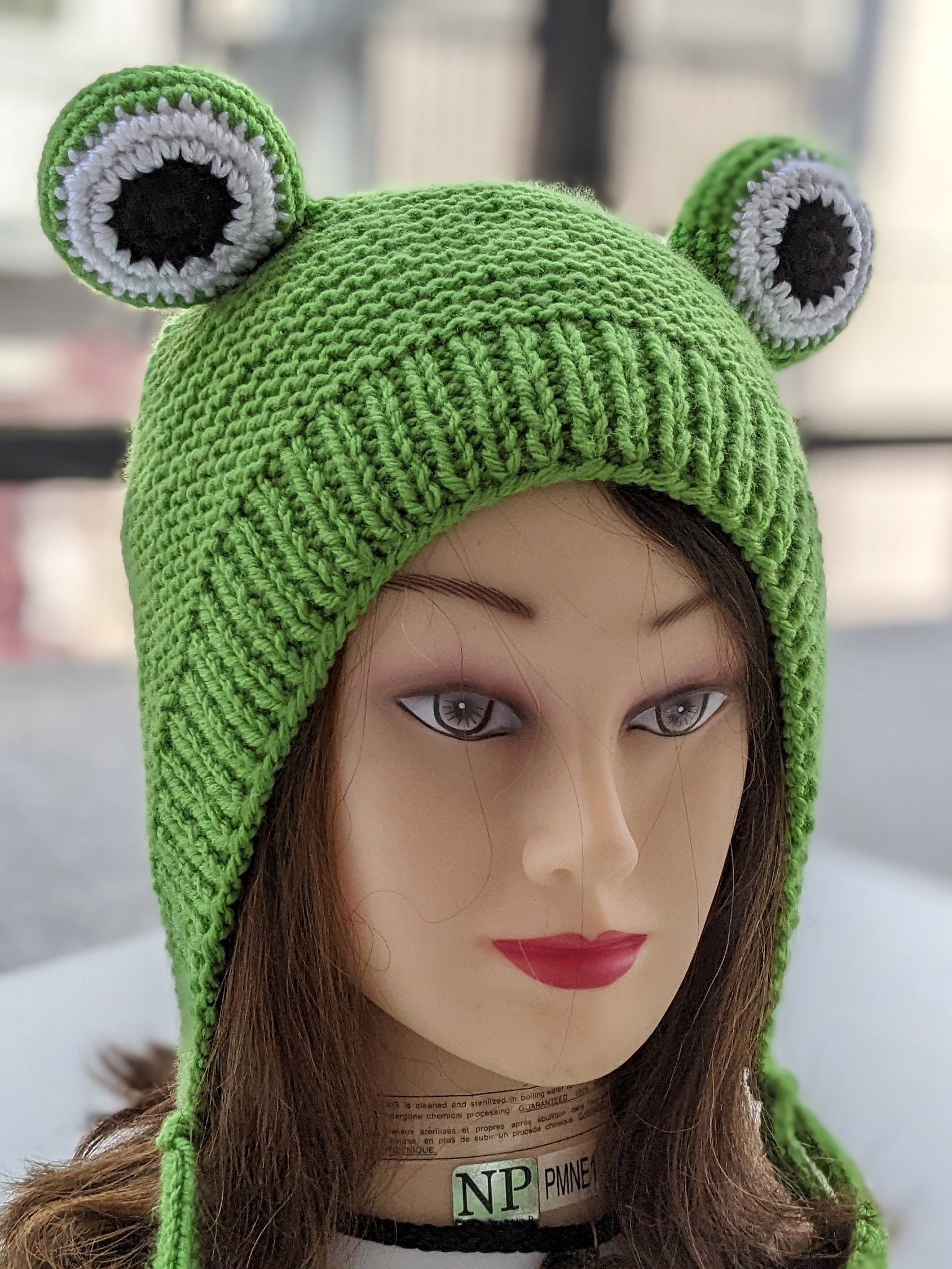 Knit Frog Hat Pattern product image (2)