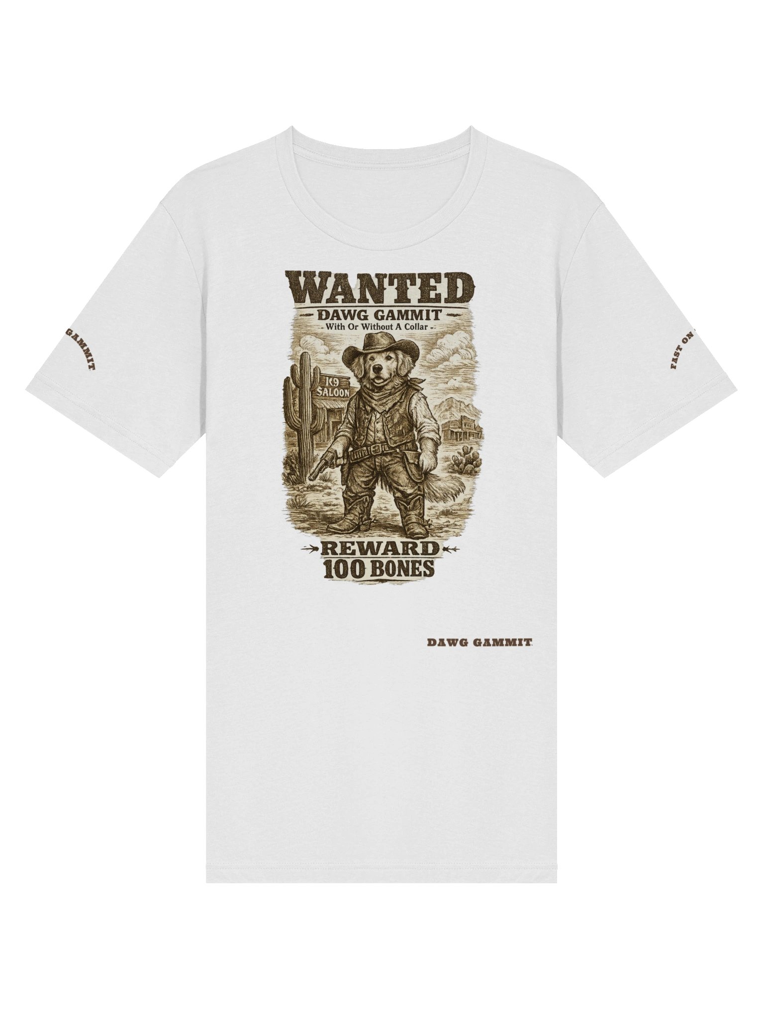 DAWG GAMMIT™ WANTED Golden Retriever Triblend T-Shirt product image (19)