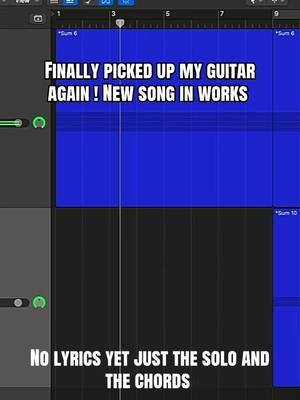 Teaser I finally picked up my guitar again 