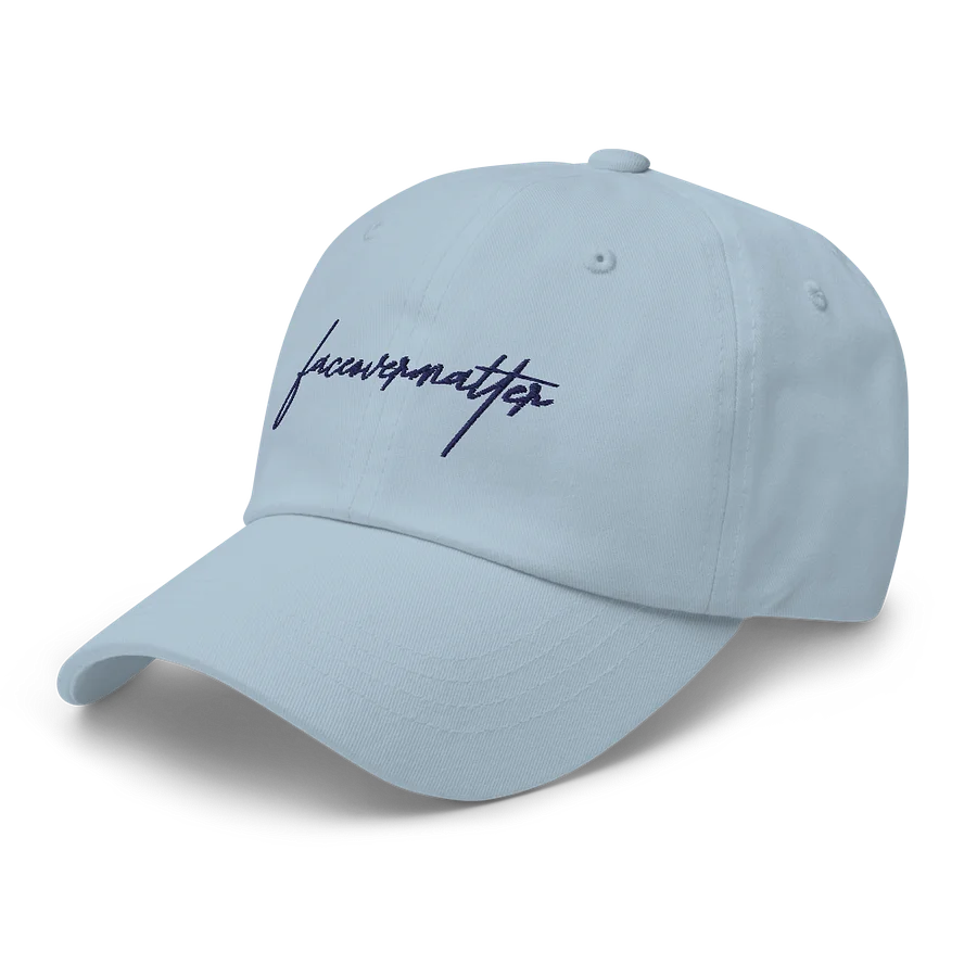 Faceovermatter Dad Hat (Light Blue) product image (4)