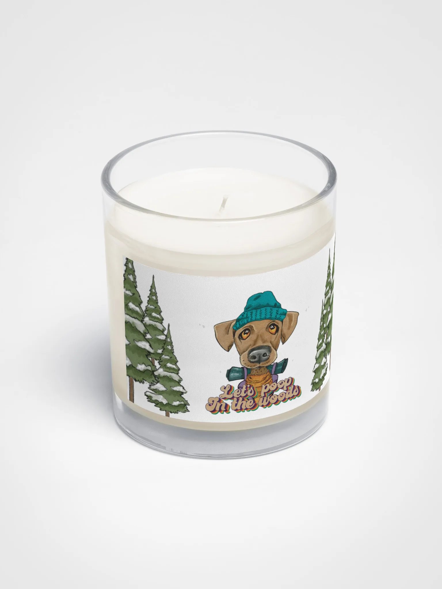 Camping Dog Candle - Let's Poop in the Woods product image (3)