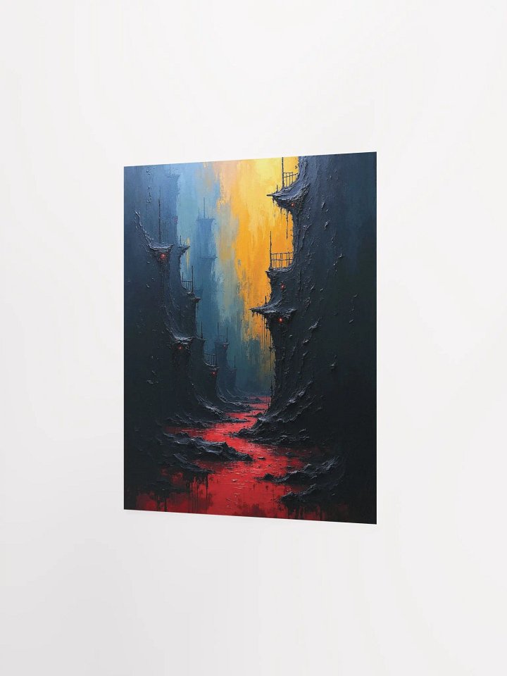 Fiery Abyss Matte Poster product image (9)