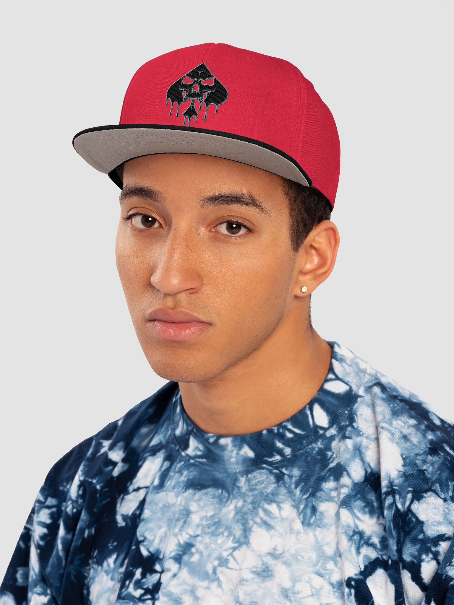 Skull Spade Embroidered Snapback product image (22)