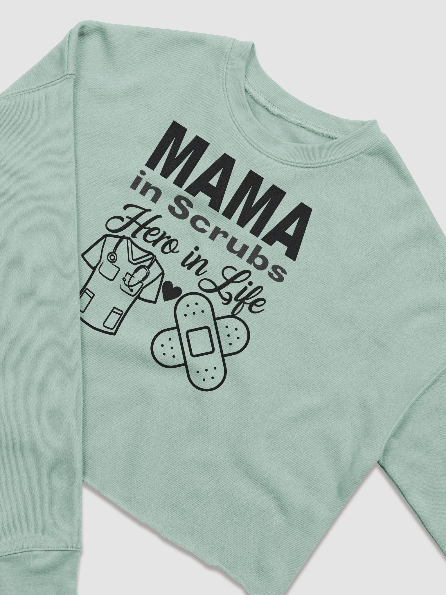 MAMA in Scrubs, Hero in Life Fleece Crop Sweatshirt product image (5)