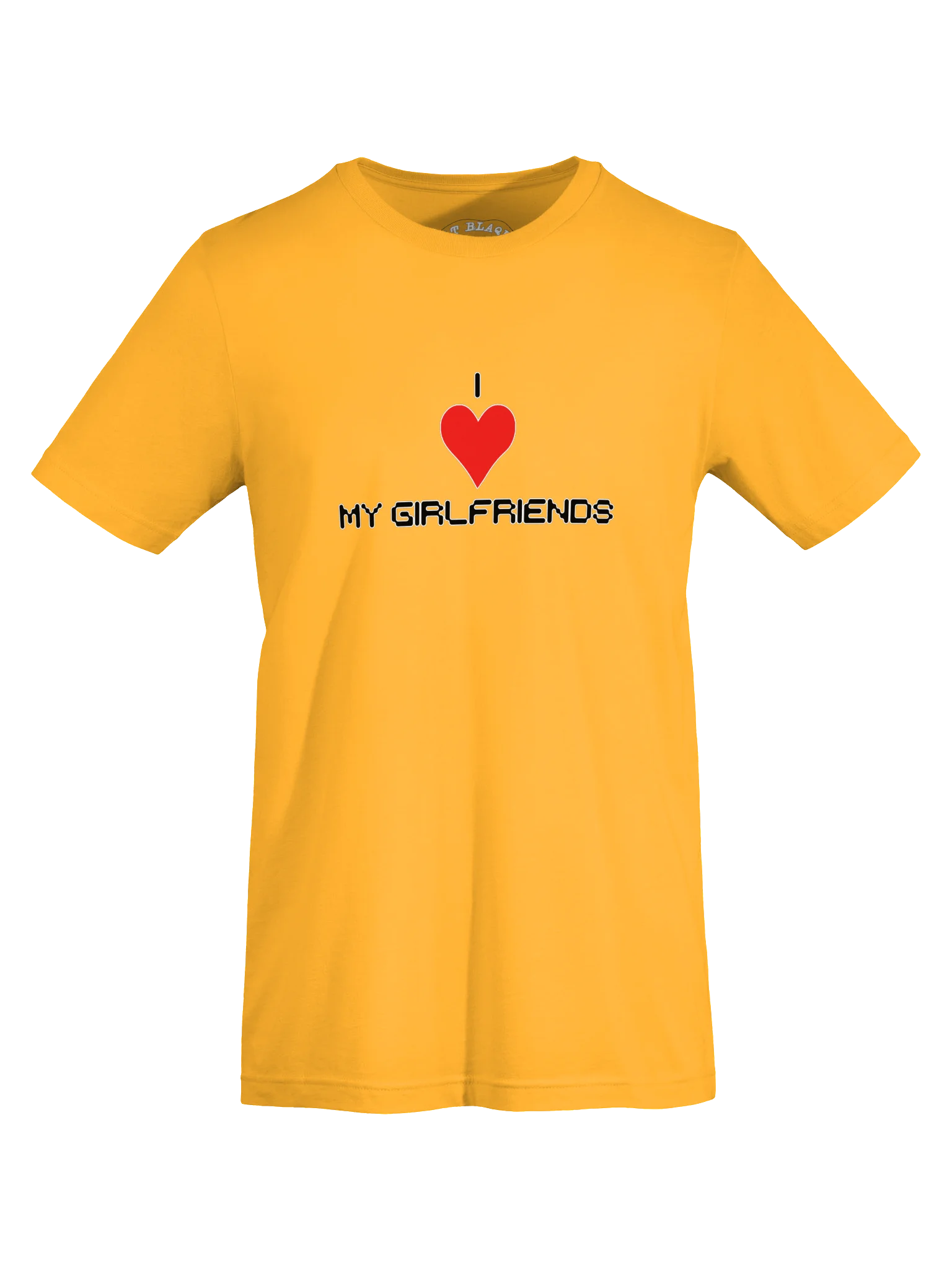 I Love My Girlfriends Super Soft White Ink Tee product image (5)