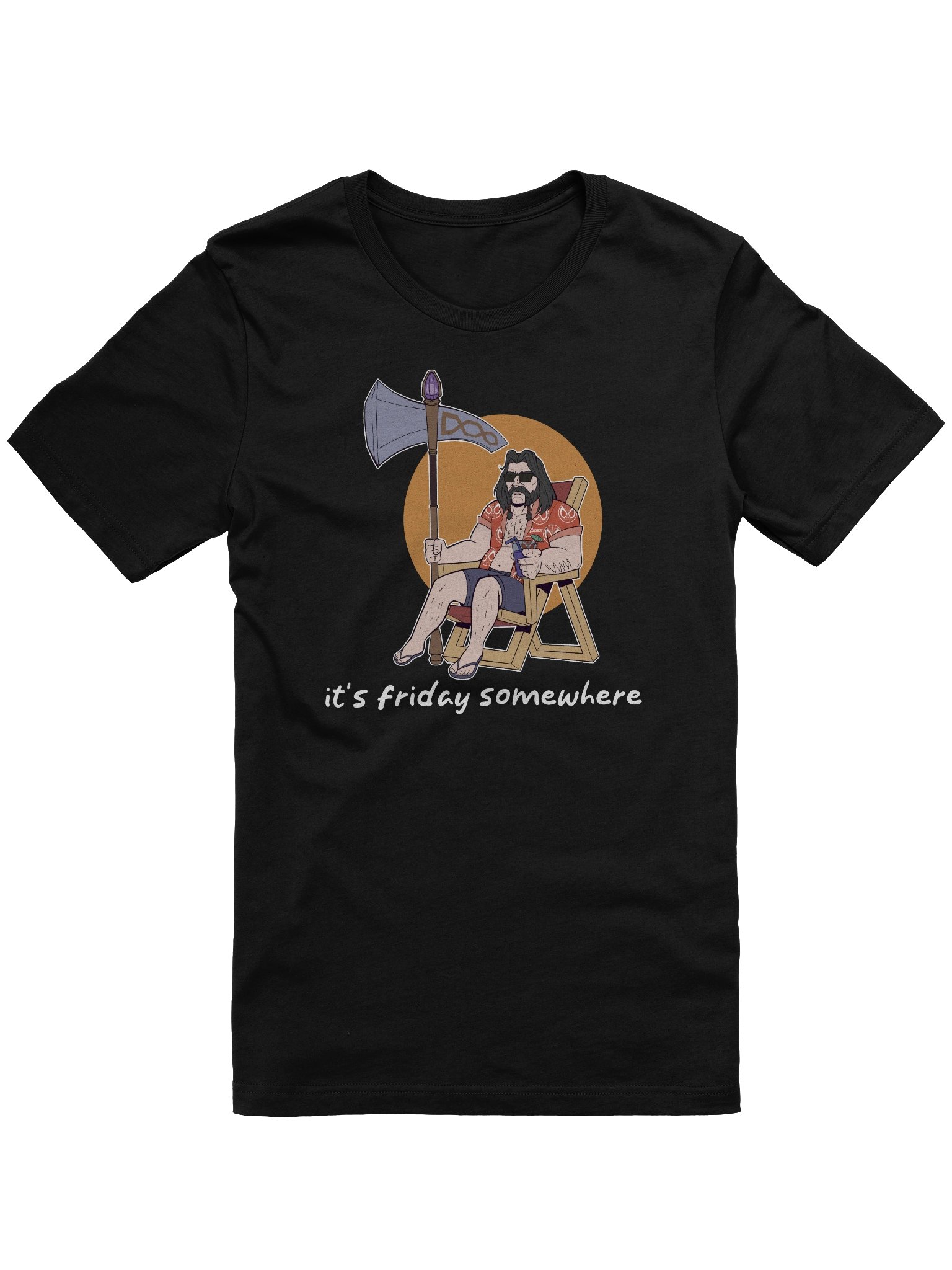 It's Friday Somewhere T-Shirt (White Text) product image (5)