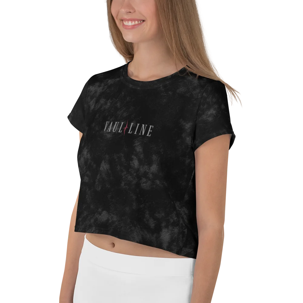 VAULTLINE Mineral Wash Crop Tee product image (6)