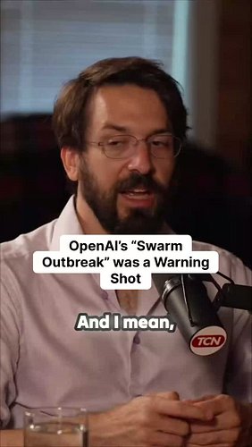 When OpenAI experienced an accidental swarm outbreak, the narrative that AI is merely a helpful tool took a hit. 

Nate Soare...
