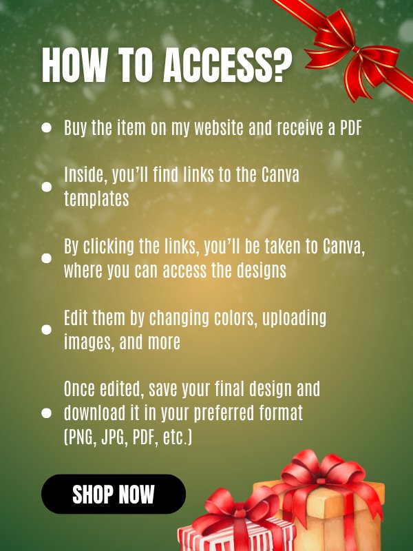 MRR/PLR Christmas Instagram Templates product image (8)