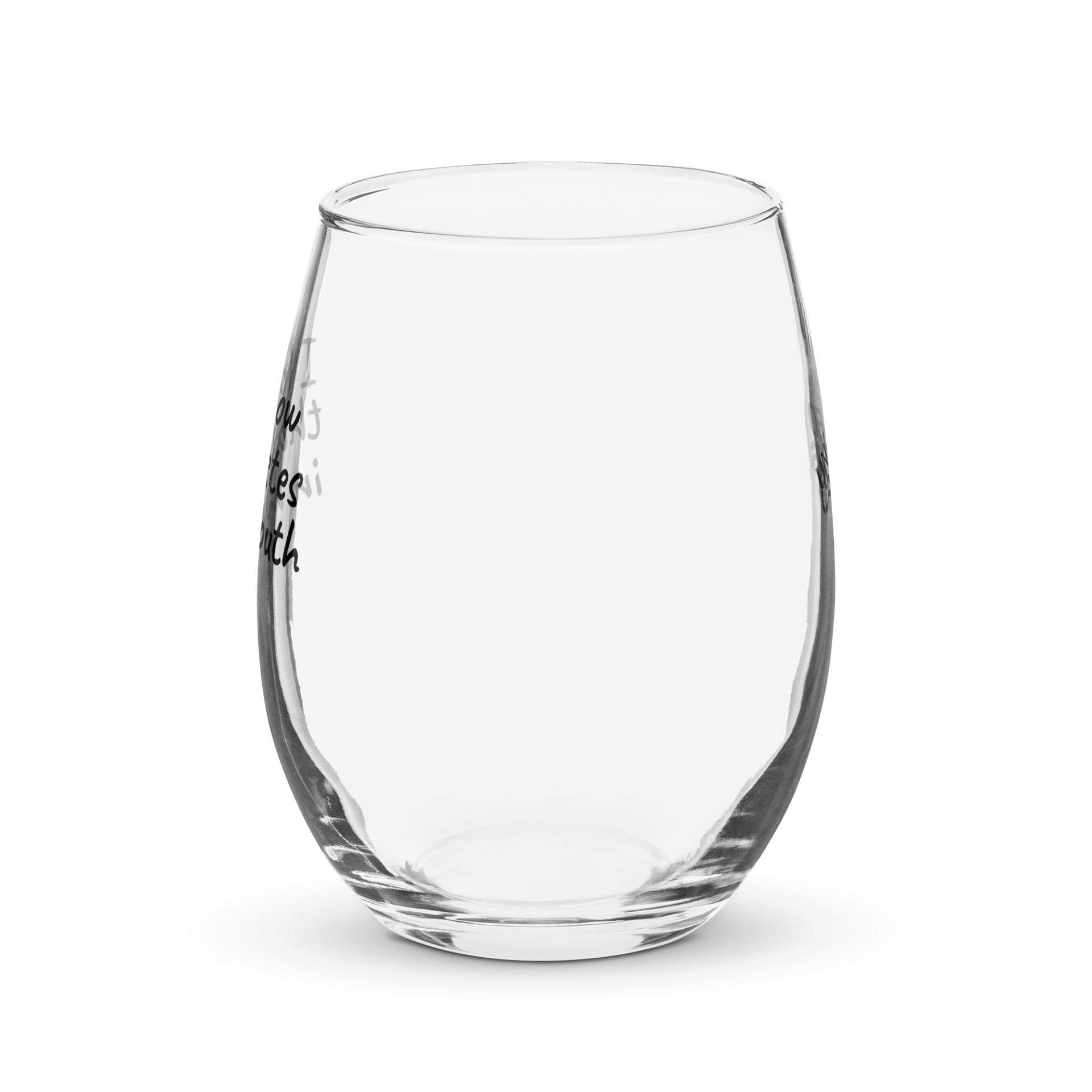 I Love How That Tastes Wine Glass product image (4)