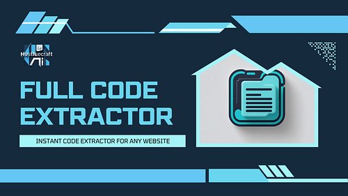 Full Code Extractor – Chrome Extension

Full Code Extractor is a Chrome extension that lets you instantly copy the full HTML ...